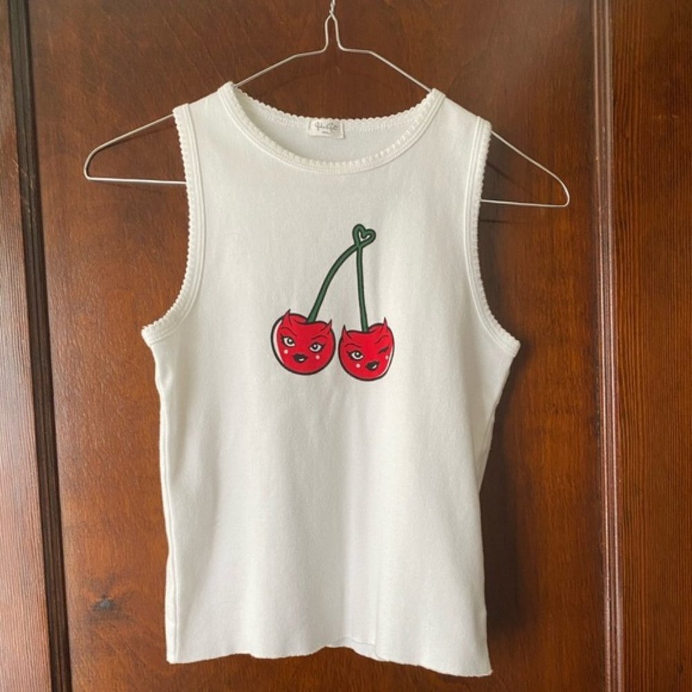 Brandy Melville Cherry Devil Top Never Worn!